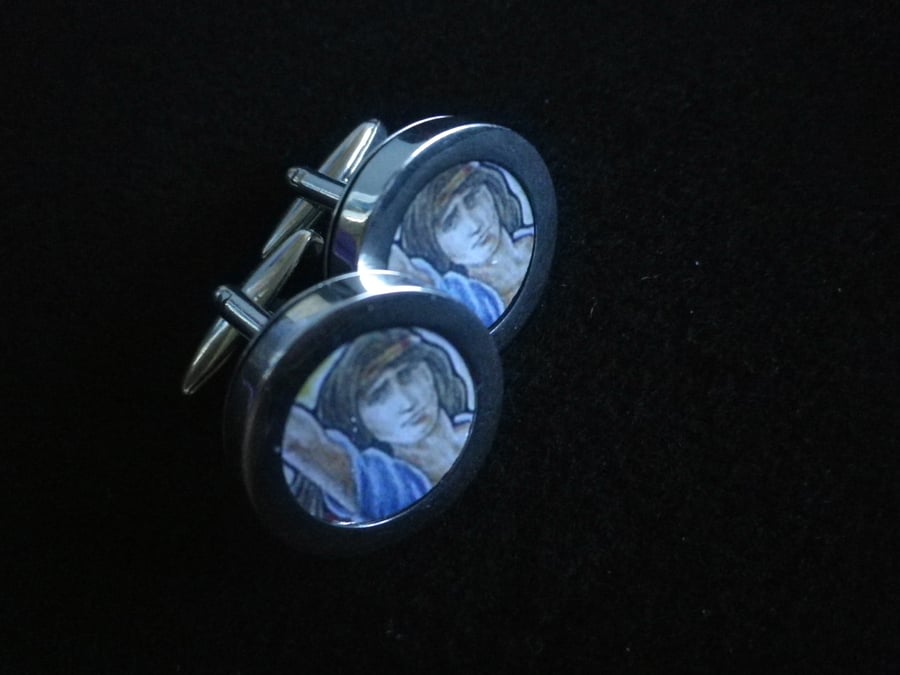 Reader of the Scrolls cuff links,free shipping, gift wrapped, great image, 1234