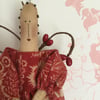 Miniature homespun angel