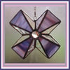 Medal (Pink Rosy) Stained Glass Suncatcher
