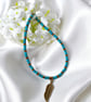 Turquoise & Bronze Anklet