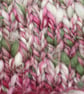 50g Linen & Old Rose Art Batt for Spinning & Felting - Image 7