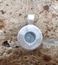 Tiny blue Aquamarine Pendant. March birthstone - Image 3