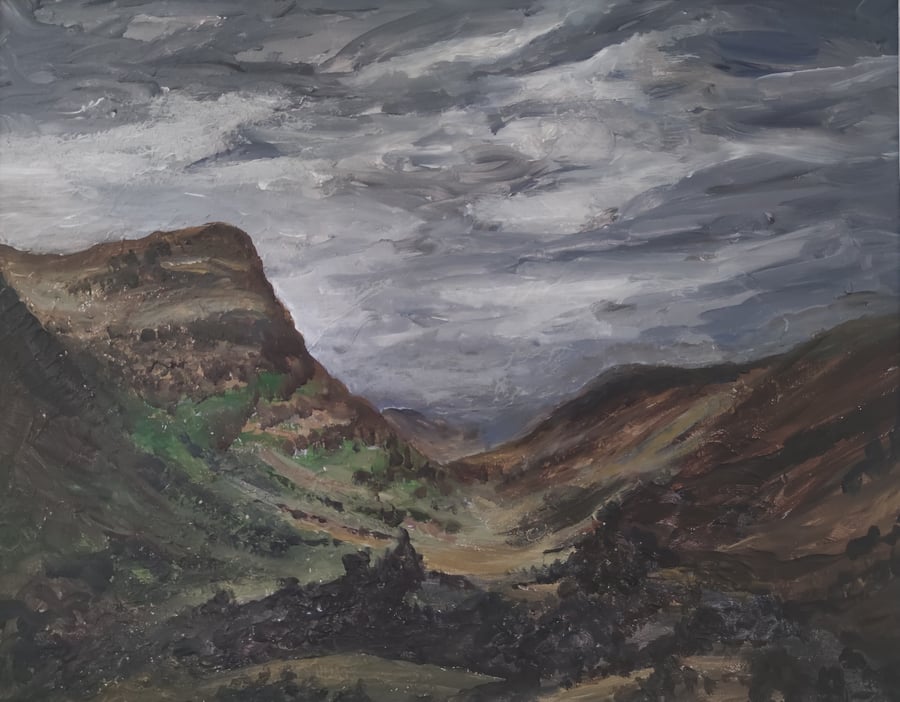 Glen Coe, original Scottish landscape painting