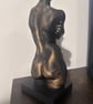 3D Printed, Hand Finished Abstract Art Womans Torso