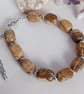 Natural Jasper Beaded Bracelet, Natural Gemstone Jewellery for Women  - Image 3