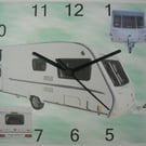 caravan,WALL CLOCK,caravaners clock,caravan gift,caravan park,CARAVAN CLUB