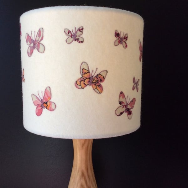 Butterfly Embroidered Lampshade