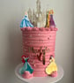 Princess Cake Topper Set With Personalisation