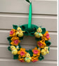 Handcrafted Easter wreath 11.5 inches 