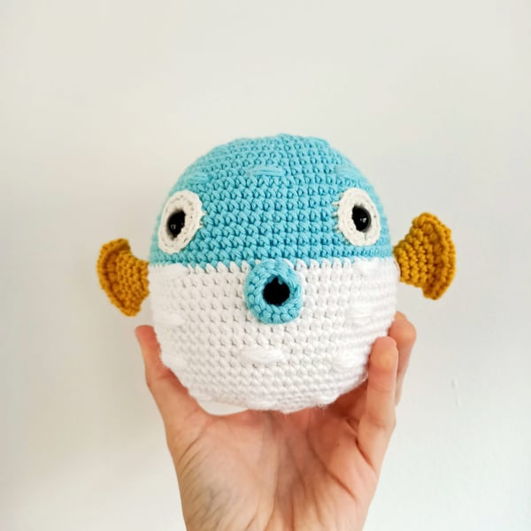 Blowfish Crochet Animal Sea Creature