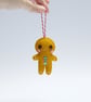 Gingerbread man hanging decoration - Image 2