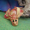 Variegated Golden Dragon 'Galaxy' OOAK Sculpt by artist Ann Galvin Gnome Village