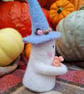 Wooly Needlefelted Witchy Ghost - Glinda - Image 2
