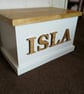 Personalised Toy Box Handmade Wooden with Soft Close Lid - Image 1