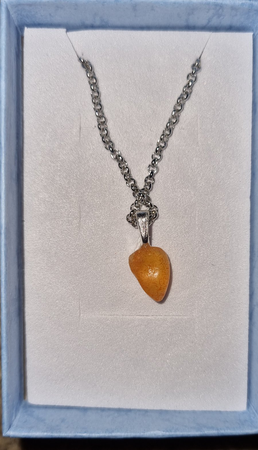 Blazing Orange pendant 