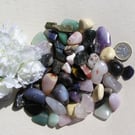 70 Individual Crystals - 300gr Bag of Assorted Stones, Crafting Jewellery Mosaic