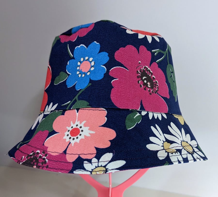 Bucket Hat in Floral Cath Kidston Fabric