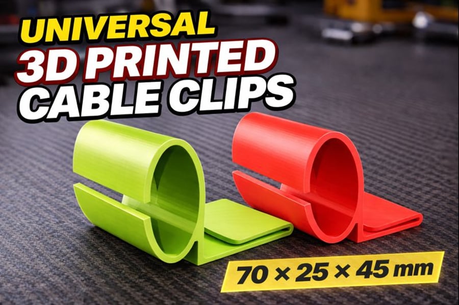 Universal Interior Cable Holder – 70 - 25 - 45 mm