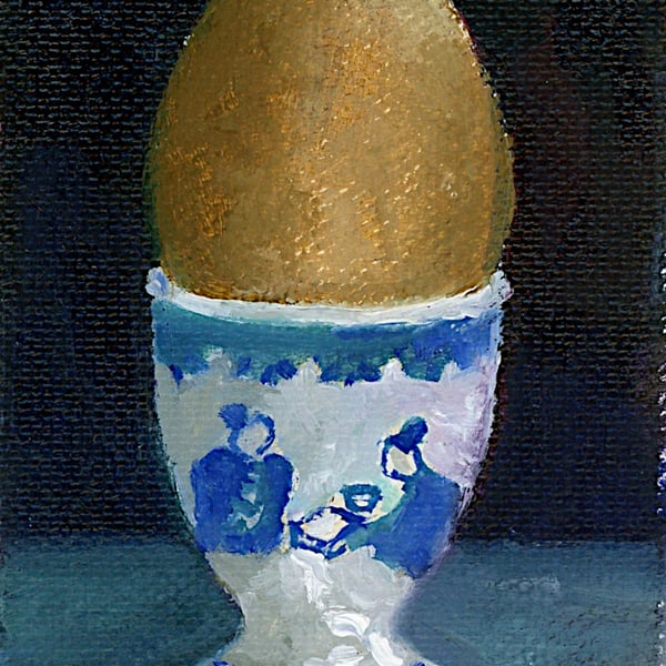Blue Eggcup