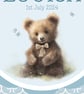 Little Bear Personalised Nursery Print - for boys or girls - Image 8