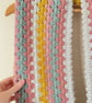 Multicoloured Crochet Infinity Scarf - Handmade - Pink - Mustard - Gifts for Her - Image 2