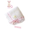 White Baby Daisy Shawl