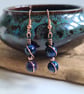 Multicoloured Galaxy Tiger's Eye Copper Earrings Earings Gift Crystal Jewellery