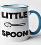 Little Spoon & Big Spoon - Set Of Two Mugs - Couple Gift Hilarious Anniversary  - Image 2