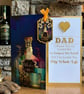 Father's Day or Birthday Card for Dad. Card for a Whisky Loving Dad.