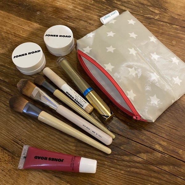 Oil Cloth Make Up Bag (764)