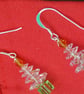 Sparkly Christmas Tree Earrings    Crystal   Stocking Filler - Image 4