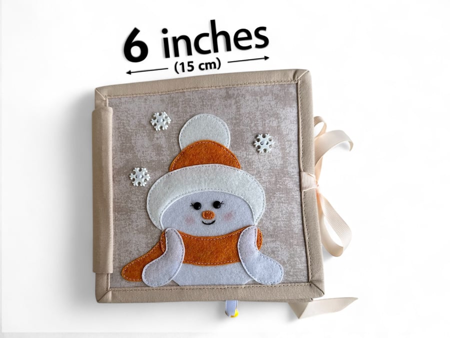 Quiet soft book Christmas New year gift