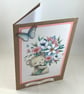 Bear with flower bouquet birthday card - Image 6
