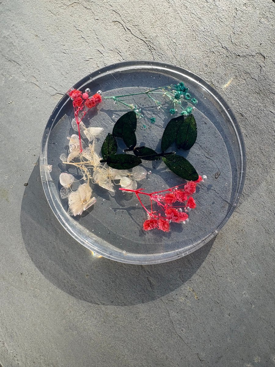 Floral Resin Coaster