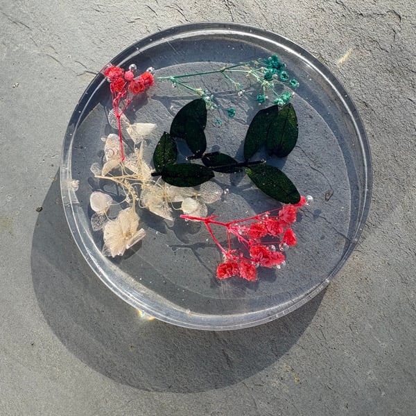 Floral Resin Coaster