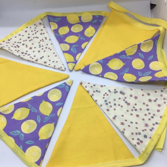  Bunting Lemons Yellow Summer 
