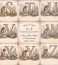 Personalised Fairy Card, Initial & Name Birthday Card, A-Z Greeting Card - Image 5