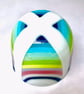 Summer Seconds - Handmade Rainbow Fused Glass Drop Bowl - Image 3