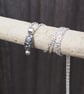 Sterling silver nugget pendant, rugged silver necklace, unisex jewellery, ARC - Image 6