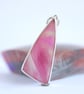 pink bowlerite pendant - Image 1