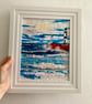Lighthouse at Penmon Point, an embroidered seascape  - Image 5