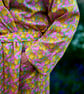 Handmade Liberty of London Tana Lawn Dressing Gown – Luxury Robe – Clementina - Image 2