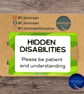 Hidden Disabilities Lanyard Card-Aluminium Awareness Badge - Image 5
