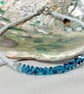 Blue Triangle Glass Anklet - Image 2