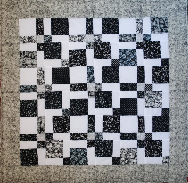 A Scrap lap quilt