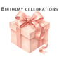 Pink Birthday Cards - personalised or standard print