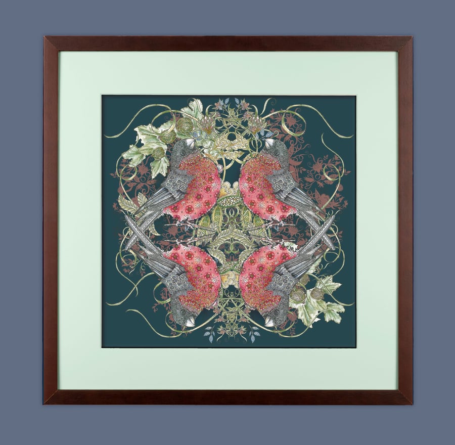 Bullfinch Natural World Art Print (Unframed)