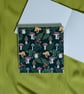 Square Hardcover Sketchbook with Mushroom & Fern Design - Image 6