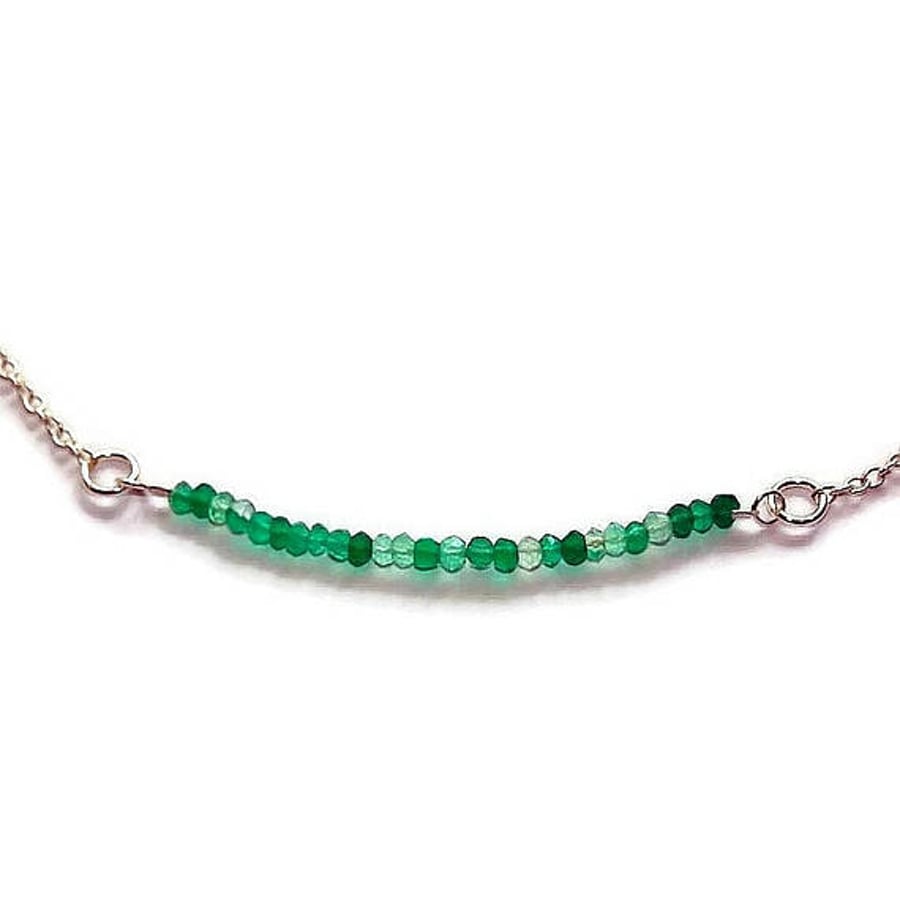 green onyx necklace