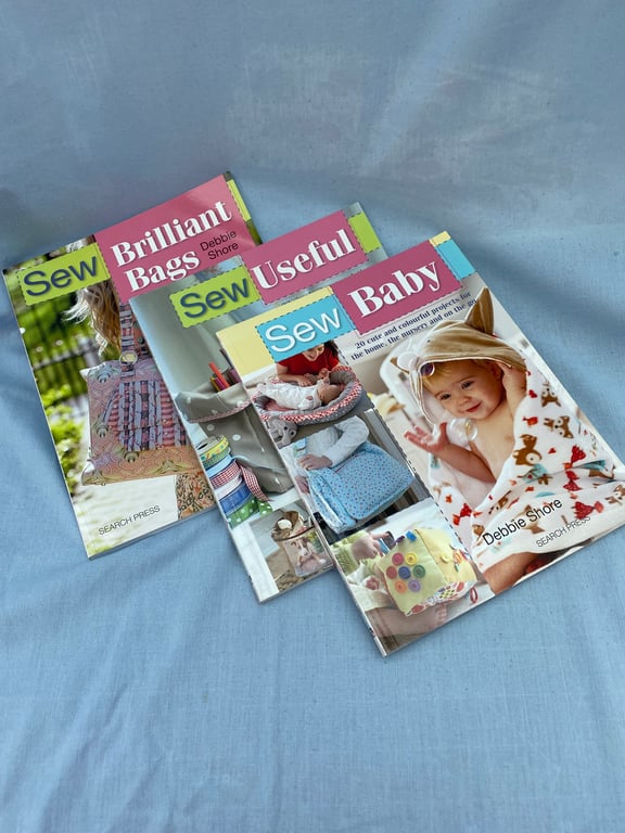 Sewing Books Series by Debbie Shore, Beautiful Bags, Useful, Baby, Reduced Price
